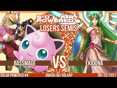 Solar Powered #4 - SSBU - LVD | BassMage(Fox/Jigglypuff) vs Ekidona(Palutena) - Winners Finals