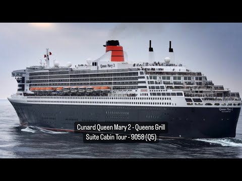 Thumbnail for Cunard Queen Mary 2 - Queens Grill Suite Cabin Tour - 9058 (Q5)