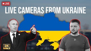 LIVE: Ukraine real-time skyline cameras from Kharkiv, Donetsk, Kyiv, Sumy and more live webcam