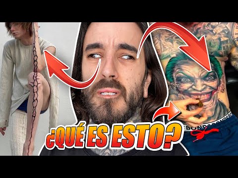 REACCIONO a TATUAJES MALDITOS: ¿C̶̨͇̜̿̊̂͘Ư̶̘̱R̶̙̝͉͉͌̽̀̑S̴͕̰̫̖͈̀E̷̝͐͌́D̷̟̹͔̝̻̂̍̈́̾͝ o GOD? 😳 cursed