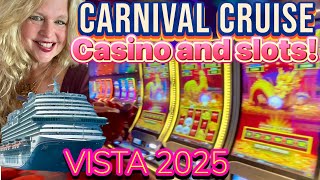 Carnival Vista Casino tour and slots!