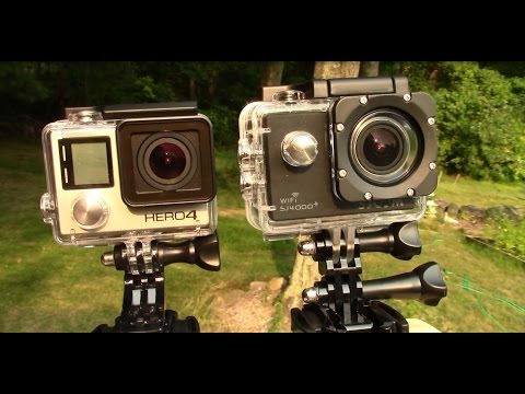 SJ4000+ vs Go Pro Hero 4 Black  video footage comparison HD 2k 30fps, 1080p 60fps, 720p 120fps