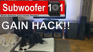 Subwoofer Gain: Free Denon/Audyssey Hack For Better Dynamics & Impact (Outlaw Audio Ultra-X13's!!)