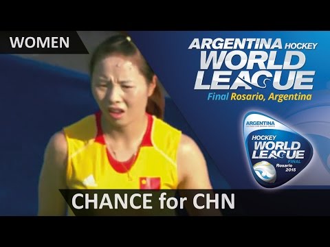 CHN 2-6 GER Reynolds is quickly off her line to deny China another goal #HWL2015 #Rosario