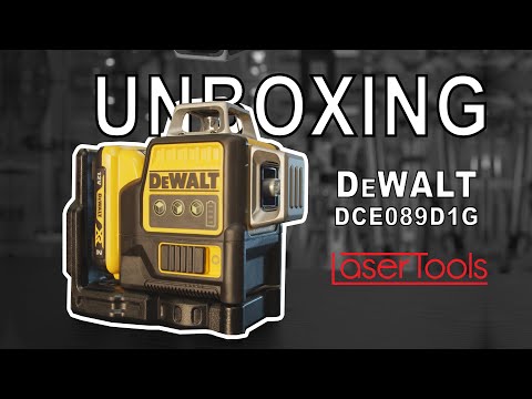 U: 19 Wir packen das DeWalt DCE089G Laserkit aus