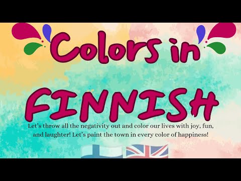 LESSON 7: THE COLORS - VÄRIT