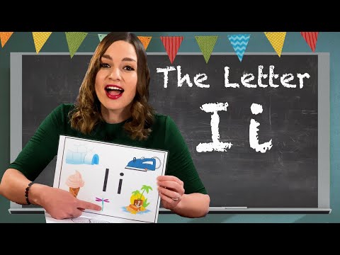 Letter I Lesson for Kids | Letter I Formation & Phonic Sound | Words that start with I