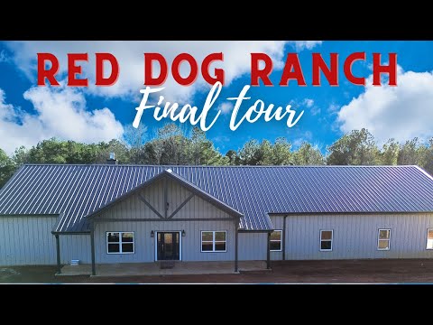 Red Dog Ranch Barndominium: Final Tour of a Stunning 3 BR / 3 BA / 3745 sq ft Custom Barndominium