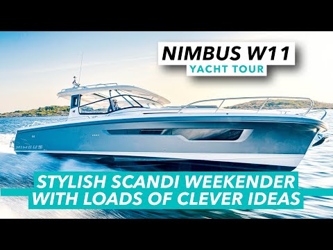 Stylish Scandi weekender with loads of clever ideas | Nimbus W11 yacht tour | Motor Boat & Yachting