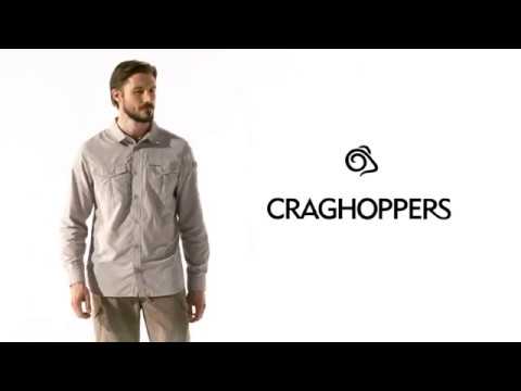 Craghoppers NosiLife Mens Adventure II LS Shirt (CMS605) || Purple Turtle