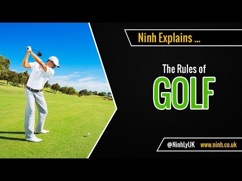 Part of a video titled The Rules of Golf - EXPLAINED! - YouTube