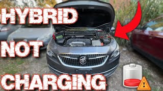 BUICK LACROSSE HYBRID ALTERNATOR NOT CHARGING DIAGNOSIS