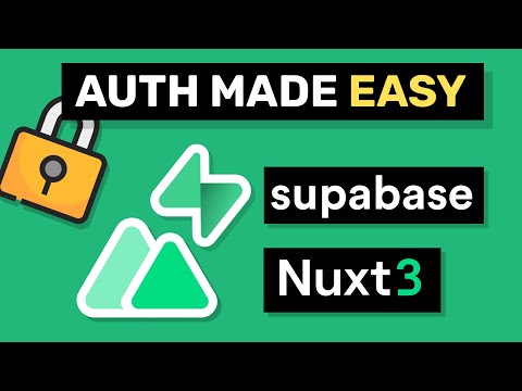 Auth in Nuxt 3 the EASY WAY