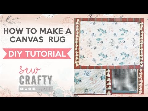 How To Make a Canvas Rug – Art Gallery Fabrics – The Creative Blog