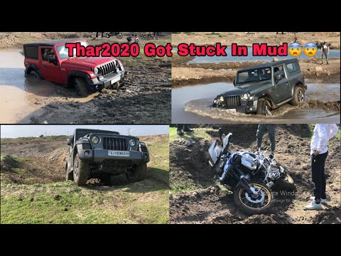 Mahindra Thar 2020 Off-Road || BMW GSA 1250 || Thar 2020 Rescued By Thar 2020 || Hard Off-roading