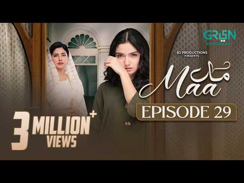 Maa Episode 29 (Subtitles) 2nd March 2026 | Aina Asif - Ahmed Rafique - Sunita Marshall | Green TV