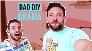 DADS TRY - INDUSTRIAL LIVING ROOM MAKEOVER | Dads Not Daddies