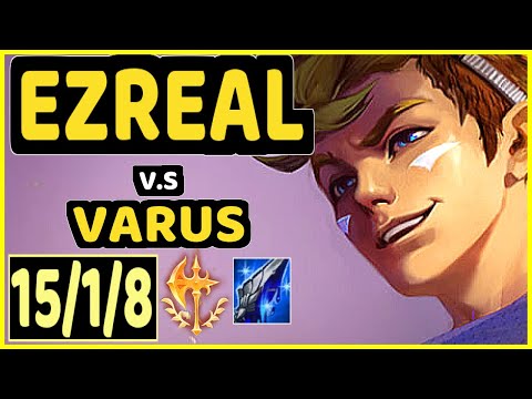 JESKLA (EZREAL) vs VARUS - 15/1/8 KDA BOTTOM ADC CHALLENGER GAMEPLAY - EUW
