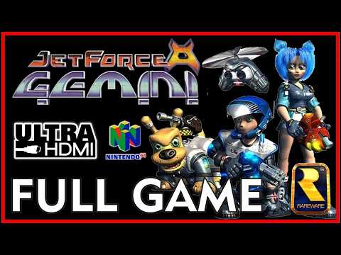 JET FORCE GEMINI - FULL GAME Walkthrough - Original N64 UltraHDMI - No Commentary