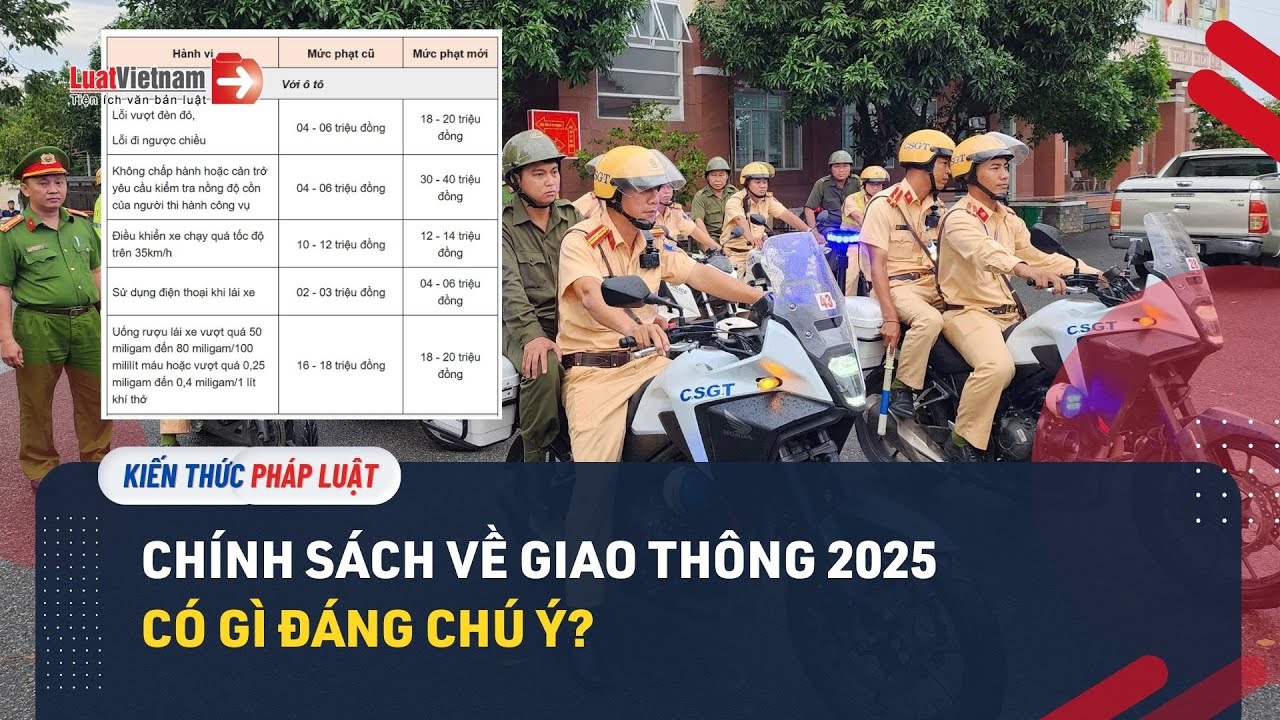Toàn cảnh chính sách về giao thông năm 2025