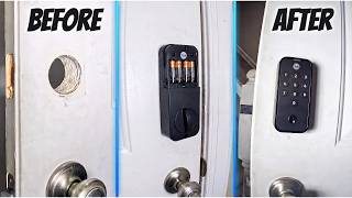 Beginner Level Instructions of How To Install a Yale Keypad Electronic & Keyless Deadbolt Lock I DIY
