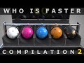 Marble Run Compilation 2 From My WHO IS FASTER Channel ️ C4D4U