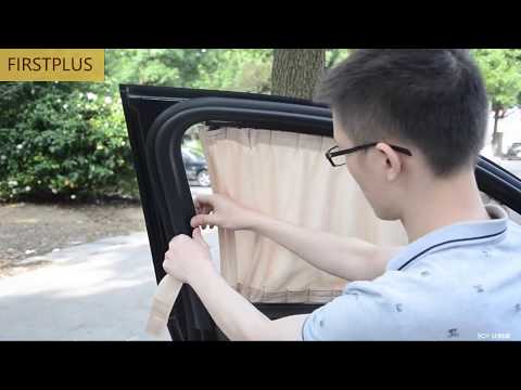 Car curtain install