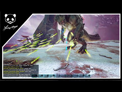 King Titan Boss Fight With The Community - Gamma Fight - Saturday Night | ARK: Survival Evolved