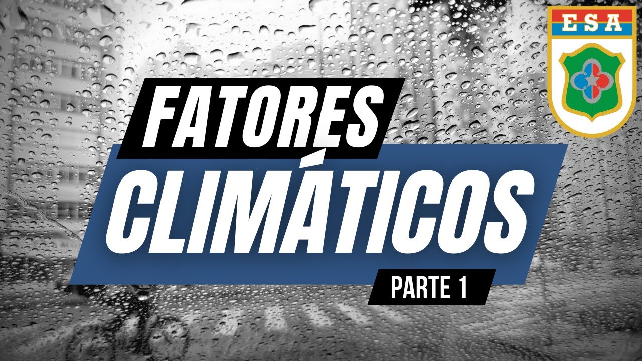 Fatores climáticos: latitude e vegetação
