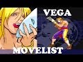 Street Fighter Alpha 3 Vega Move List