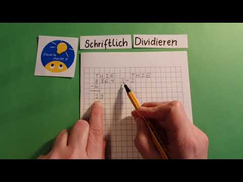 Erklärvideo Mathe Klasse 4 Einführung schriftliche Division Beispiele
