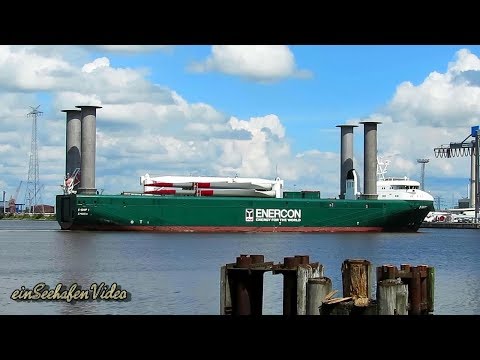 E-Ship 1 DGFN2  IMO 9417141 Emden Rotorschiff  Flettner Rotoren rotorsails  Eship E Ship 1