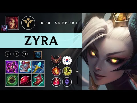 Zyra Support vs Neeko - KR Grandmaster Patch 26.02