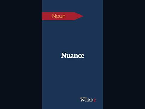 Nuance | Word of the Day