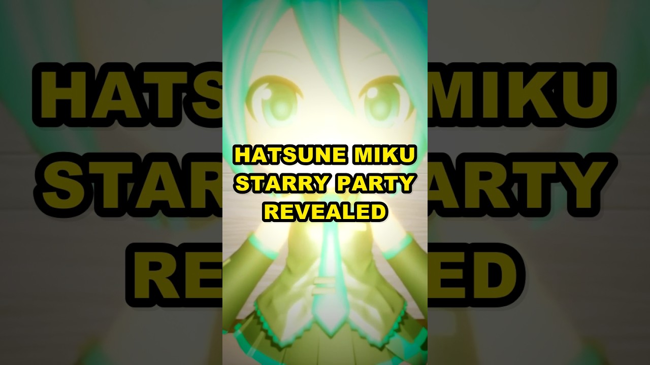 Hatsune Miku Starry Party Revealed for Switch 2 & PC #Shorts