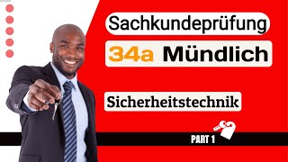 Sachkundeprüfung 34a Mündliche Prüfung Sicherheitstechnik (Part 01)