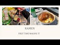 MAKING RAMEN FOR THE FIRST TIME FUNNY VIDEO AT END
