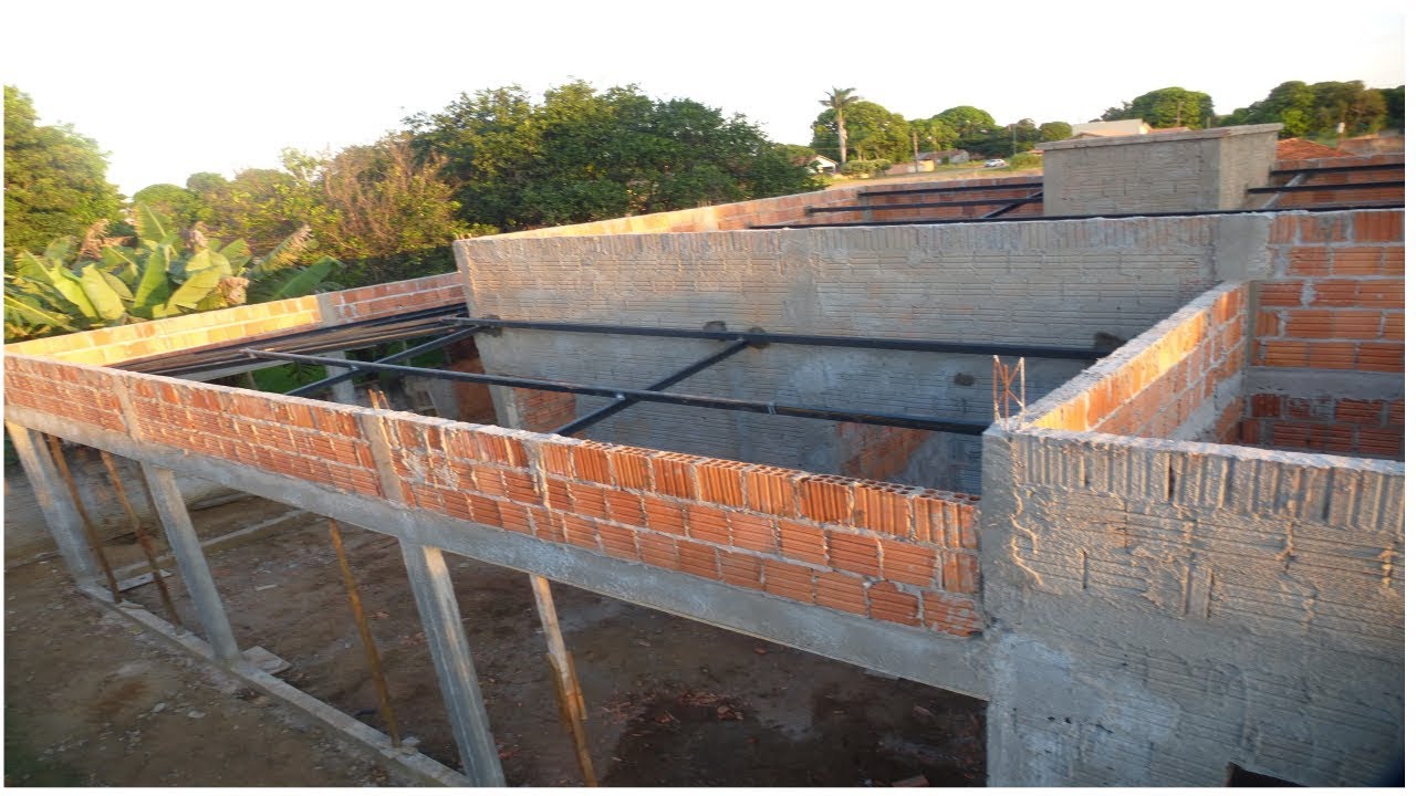 vejam COMO É FÁCIL fazer estrutura PRA TELHADO EMBUTIDO