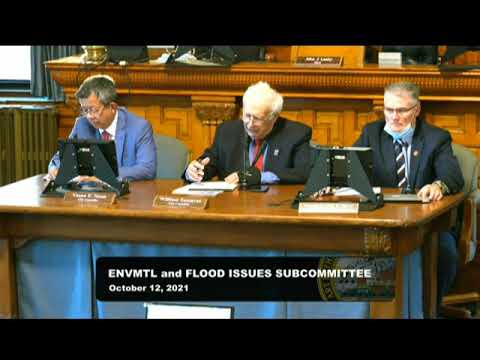 Environment and Flood Issues Subcommittee - October 12, 2021