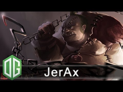 OG.JerAx Pudge Gameplay - Ranked Match - OG Dota 2