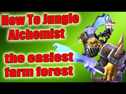 DoTa 2 How To Jungle Alchemist the easiest farm forest