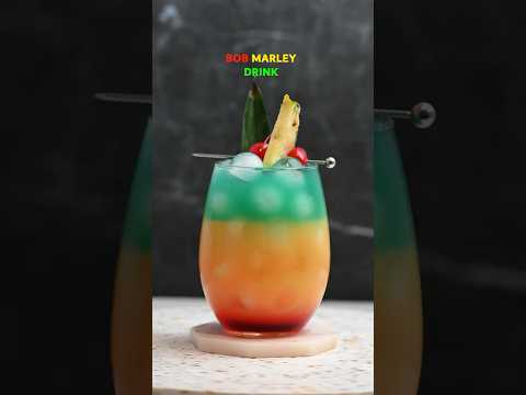 Bob Marley Drink 🍹 #cocktails #bobmarley #summerdrink