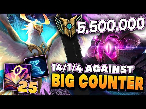 Challenger Anivia Finds 5 MILLION Mastery Points Vel'koz in Master - League Of Legends