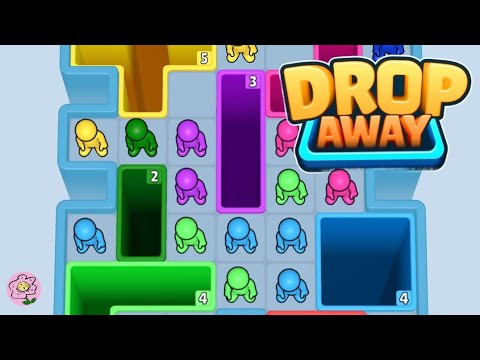 Drop Away: Color Puzzle Game Gameplay Mobile Android (by Rollic Games) - YouTube