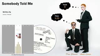 Eurythmics / Sweet Dreams / Somebody Told Me  (Audio)