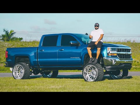Lifting my 2017 Silverado 9 inches on 24x14s !