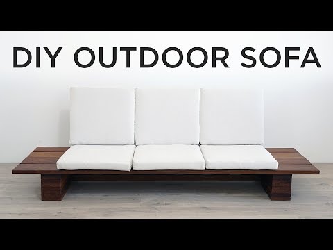 DIY Outdoor Sofa