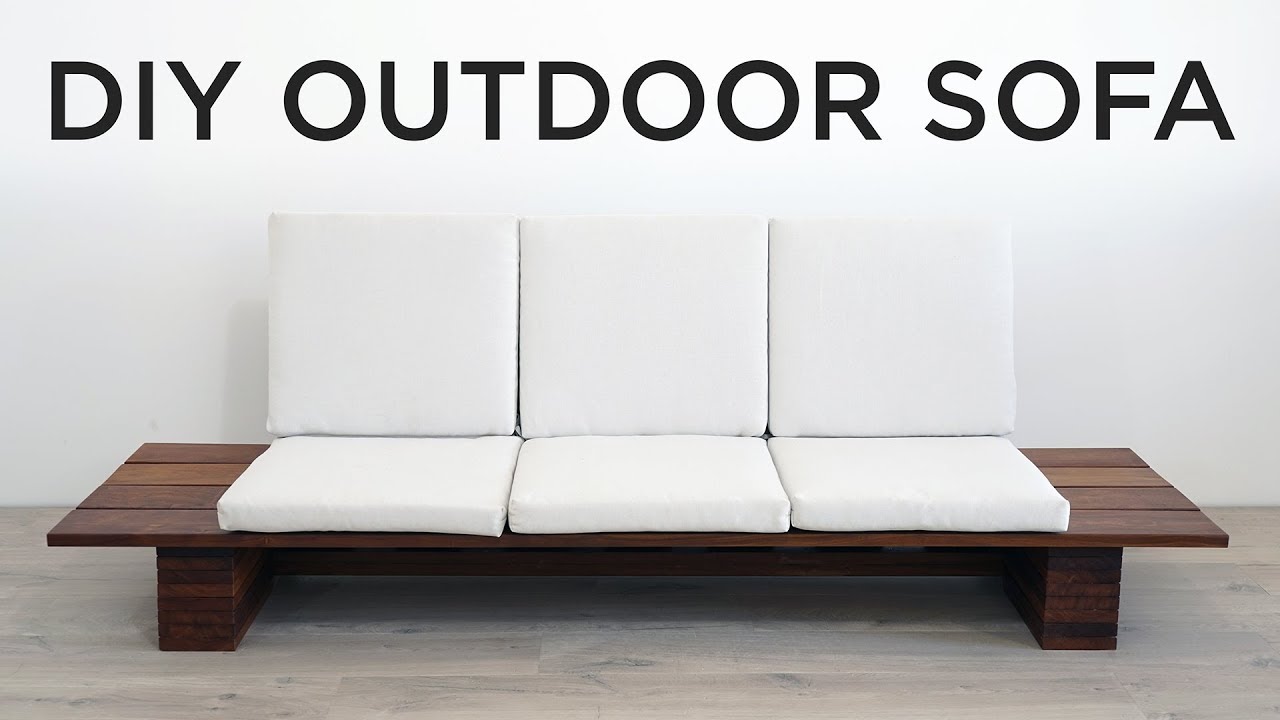 DIY Outdoor Sofa