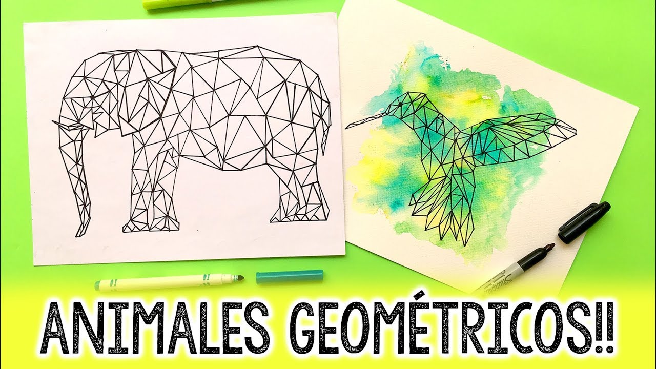 ¿Cómo hacer ANIMALES GEOMÉTRICOS ✄ Barbs Arenas Art!