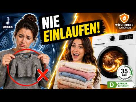 Wäschetrockner Test - Wärmepumpentrockner Erfahrungen: Midea 8kg Trockner-Check